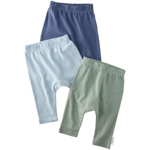 Unisex-Baby Harlowe 3-Pack Pants​ 100% Organic Cotton for Baby Boys & Girls