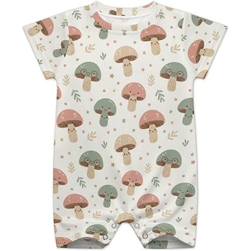 Newborn Baby Romper Clothing Cute Infant Short Sleeve Clothes Jumpsuit Playsuit One Piece Outfit for Boy Girl