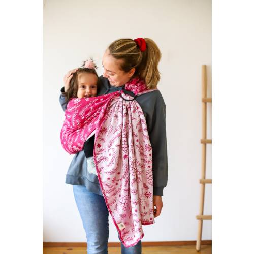 Cotton Ring Sling Baby Carrier: Ergonomic Newborn Wrap