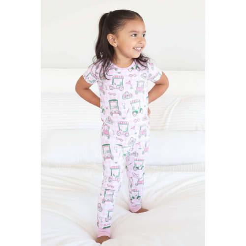 Birdie Babes Two Piece Pajama Set | Pink