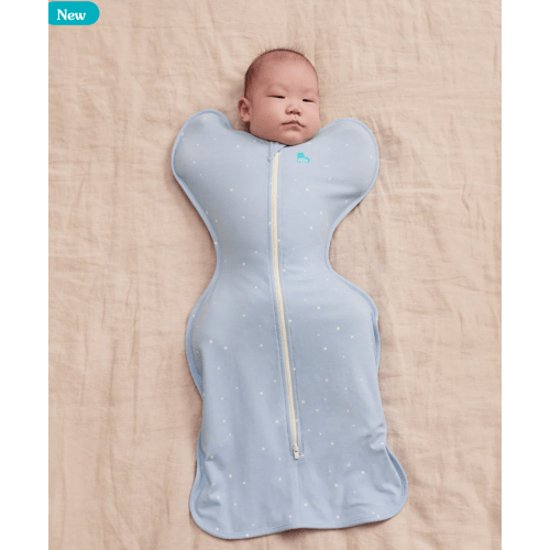 Swaddle Up™ 1.0 TOG Cotton Powder Blue Twinkle