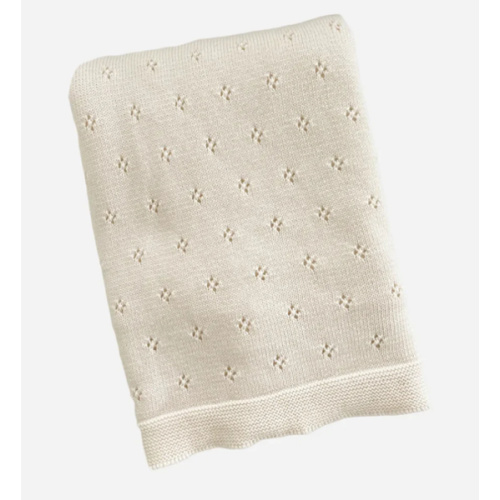 Cotton Heirloom Pique Blanket