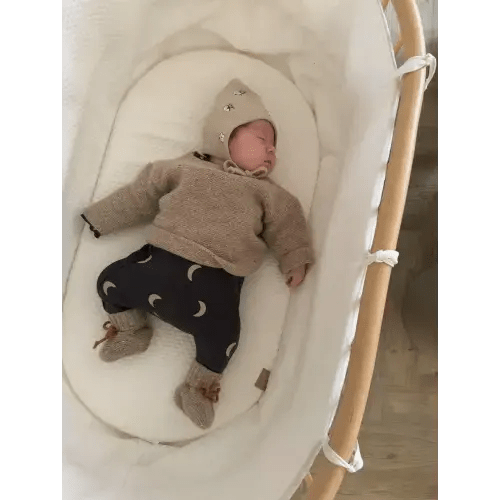 Oatmeal Shoulder Button Wool Jumper