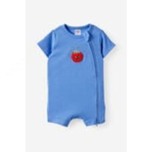 Growie Short Sleeve Zip All In One Romper