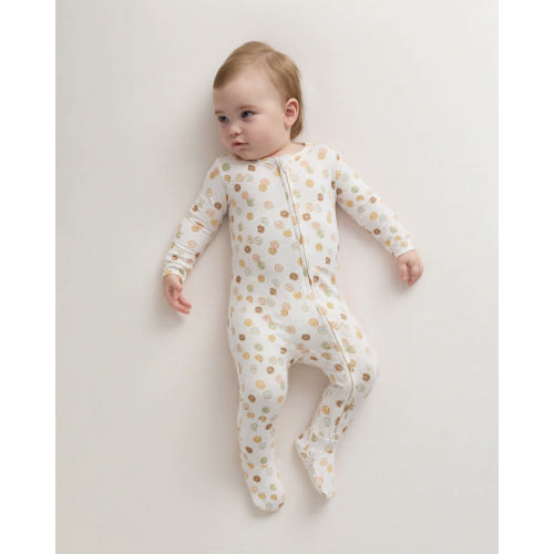 Bamboo Footie Pajama - Baby in Yummy Donuts