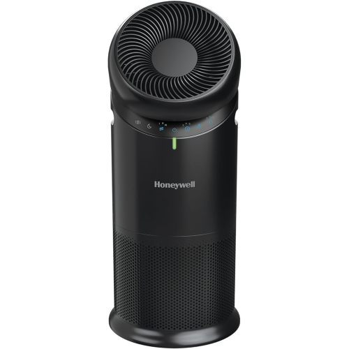 Honeywell Allergen Plus™ 3-in-1 HEPA Air Purifier, Fan & Air Circulator, 1928 Ft² Rooms in 1 hour, Air Quality Sensor, Sleep Mode, Reduces Allergens, Pet Dander, and Odors, Black, HPA6000B