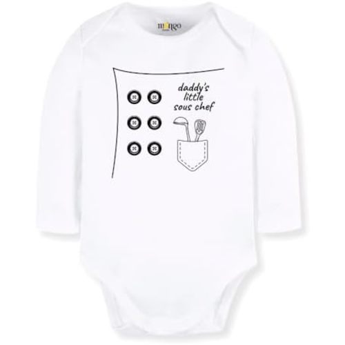 Daddy's Little Sous Chef Baby bodysuit, Kids & Toddler T-Shirt - Unique Gift for Dad Daddy's Girl Daddy's Boy