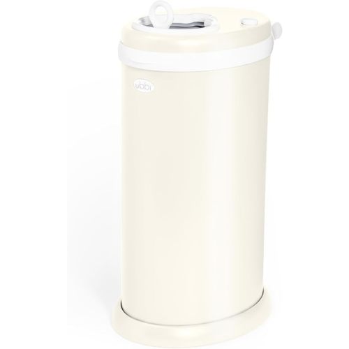 Ubbi Diaper Pail Bin, Ivory