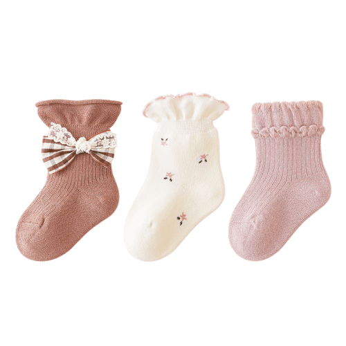Bow Baby Girl Socks Set | Petit Hollow