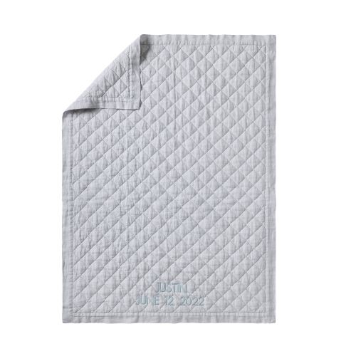 European Linen Baby Quilt | Pottery Barn Kids