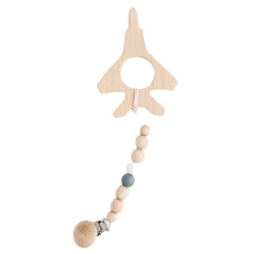 FIGHTER JET BABY TOY WITH CLIP
