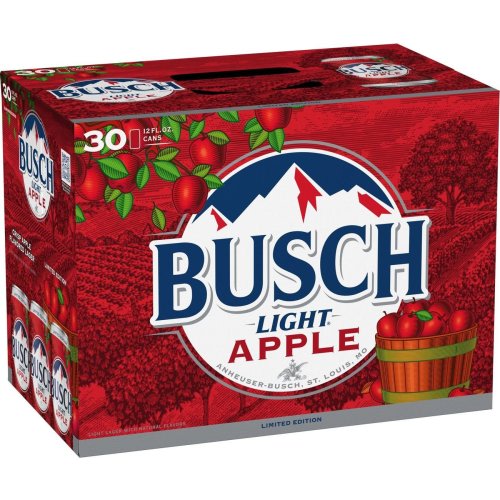 Busch Light Apple Beer - Wine Palace
