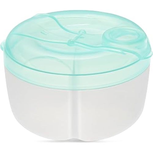 Accmor Baby Formula Dispenser On The Go, Formula Container to Go, Non-Spill Rotating Three-Compartment Formula Dispenser and Snack Storage Container for Infant Toddler Traveling