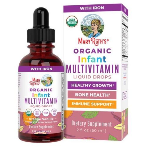 MaryRuth's Organic Infant Multivitamin with Iron Liquid Drops