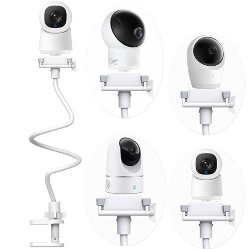Baby Camera Mount Stand Compatible with BOIFUN/Momcozy/ieGeek/Comfyer-BM01/TECGUUD a Part Baby Monitor Flexible Baby Monitor Holder Shelf Baby Camera Stand More Safety(33.75 inch/Cameras Not Included)