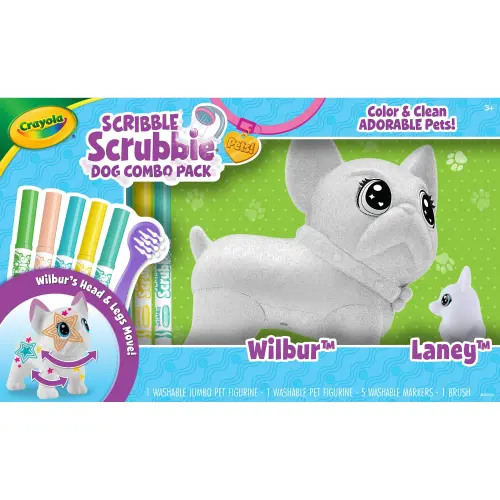Open Box Crayola 747381 Scribble Scrubbie Wilbur Combo