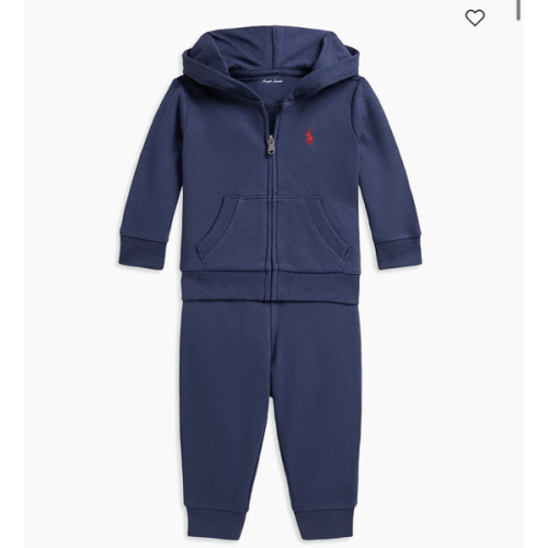 Polo Ralph Lauren Baby Boy's French Terry Full-Zip Hoodie & Pants Set | Saks Fifth Avenue