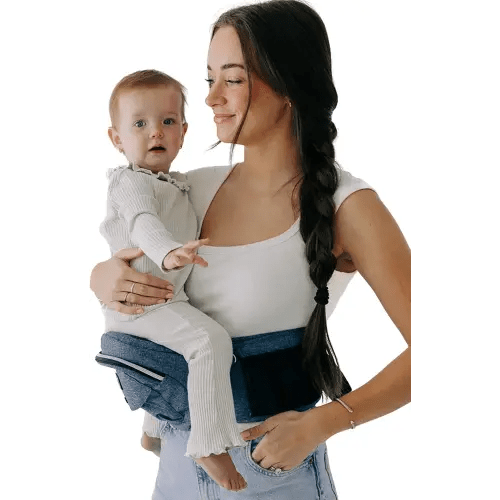 Tushbaby The Original Premium Quality Hip Seat Carrier – Safety-Certified Baby & Toddler Carrier with Secure Safety Buckles, Storage Pockets & Nursing Pillow