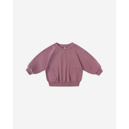 Pocket Sweatshirt || Mulberry – Quincy Mae