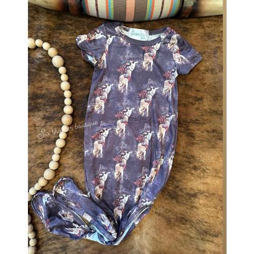 Bull rider newborn baby sleep sack