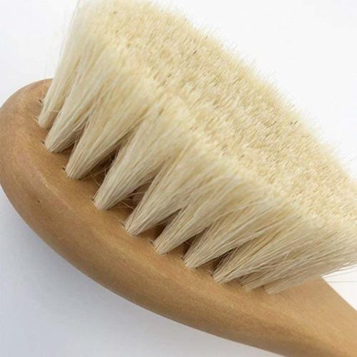 green sprouts Baby Brush & Comb Set | Gently grooms baby's hair | Made of natural wood and bristles