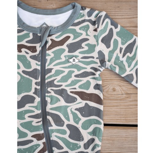 Baby Zip Up - Retro Duck Camo – BURLEBO
