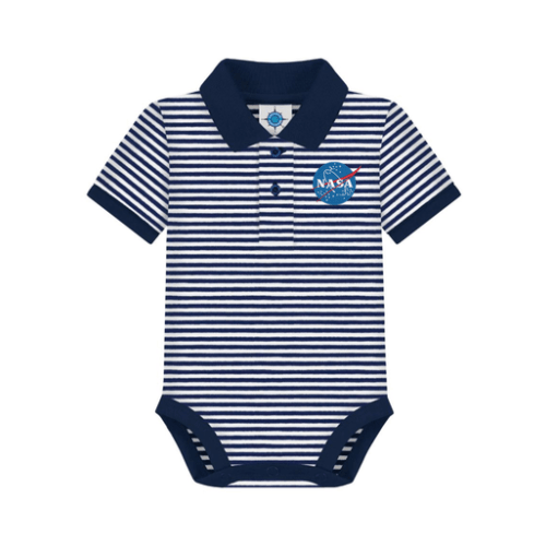 NASA Logo - Polo Baby Bodysuit