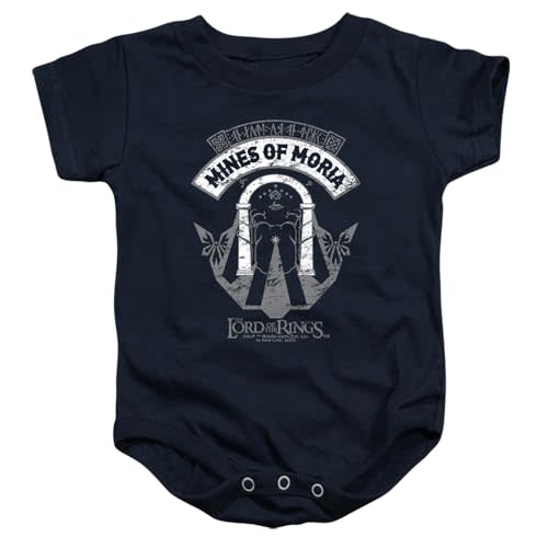 Popfunk Lord of The Rings Realms Collection Unisex Infant Snap Suit for Baby