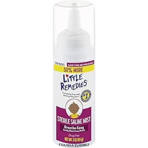 Little Remedies Sterile Baby Saline Nasal Mist, 3 Fl Oz