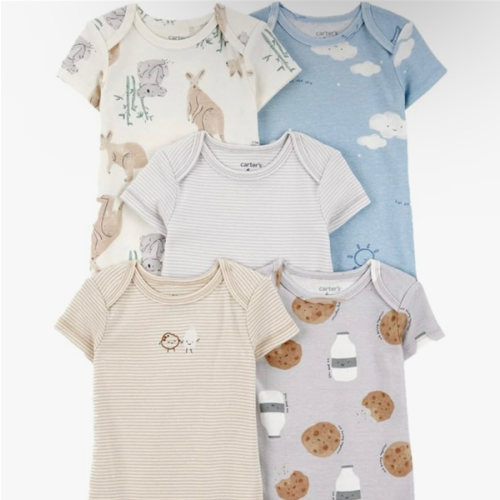 Carter's Baby Boys 5-Pack Original Short Sleeve Bodysuits