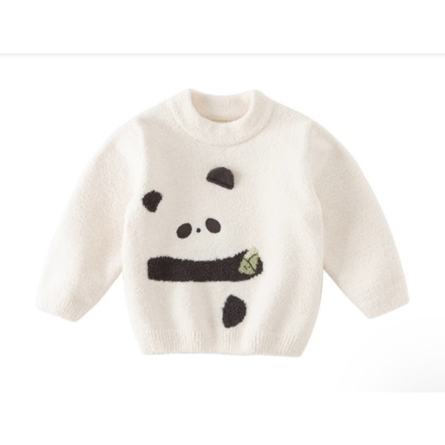 Dave&Bella - Soft Cute Animals Jacquard Chenille Sweater Tops