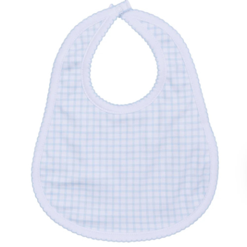 Peek-A-Boo Wishes Bib - Light Blue