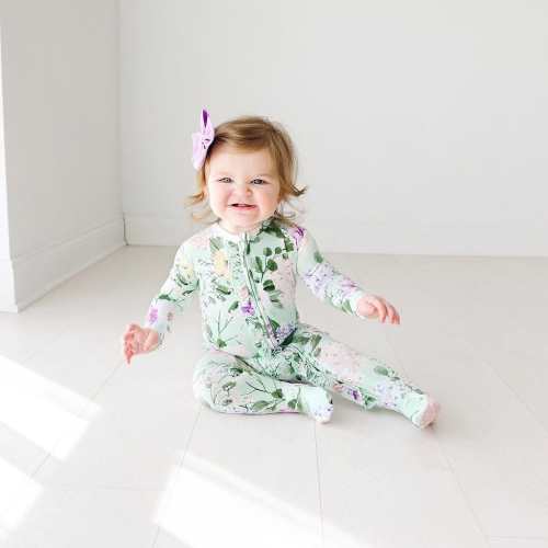Erin Footie Ruffled Zippered One Piece