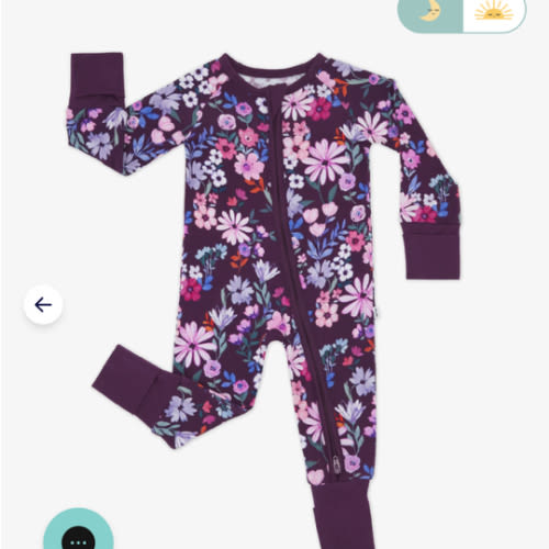 Violet Meadow Zippy | Little Sleepies
