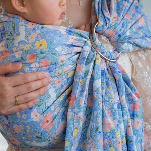 Charm Ring Sling | Unicorn Floral Baby Sling | hope&plum