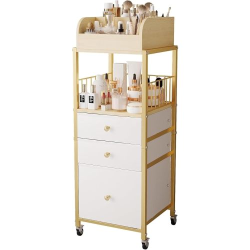 Makeup Organizer Cart with Drawers Make Up Organizers for Vanity