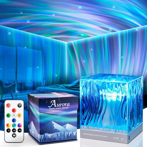Galaxy Projector Night Light,18-Color Teen Girl Gifts Trendy Stuff,GIFT BOX | Remote, 10 Brightness&Dimmable, Birthday Gifts for Teen Girls Boys, Mood&Ambient Lighting,Relaxing&Calming,1&8 Hr Timer,Decor