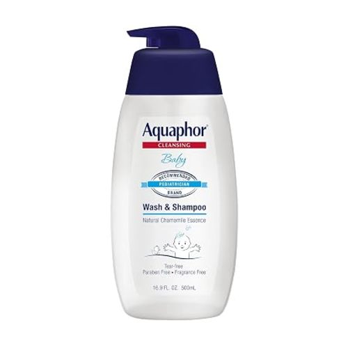Aquaphor Baby Body Wash and Shampoo, 13.75 FL OZ