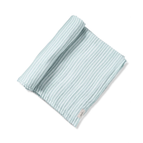 Organic Cotton Muslin Striped Swaddle
