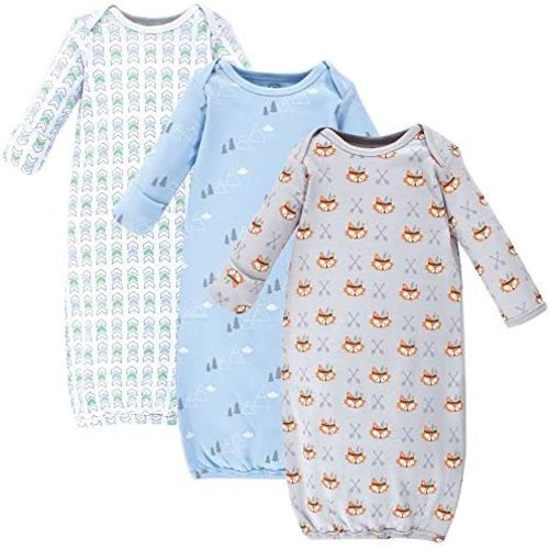 Luvable Friends Baby Girls' Cotton Gowns