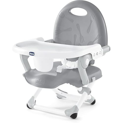 Chicco Pocketsnack Booster Seat, Grey