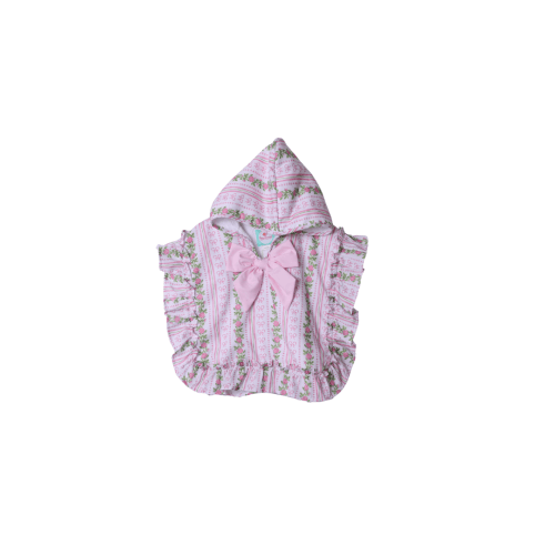 Fancy Floral Hooded Coverup