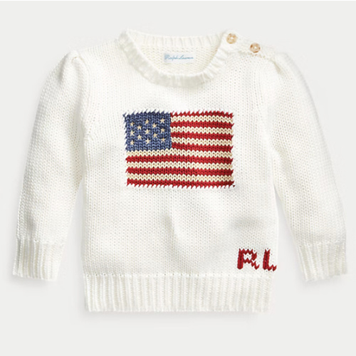 American Flag Sweater | Sweaters BABY GIRL (12 months) | Ralph Lauren
