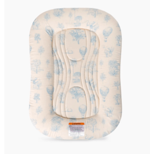 Infant Lounger Wave | Blue Toile