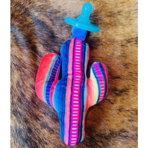 Serape cactus baby pacifier