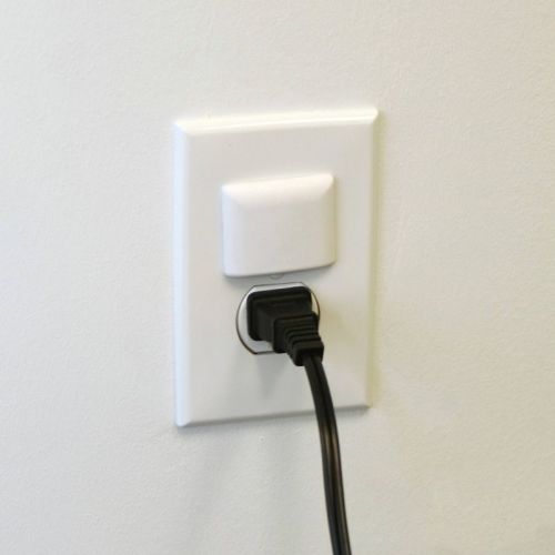 Qdos Stayput Single Outlet Plugs - White 12pk