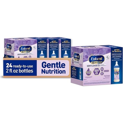 Enfamil NeuroPro Gentlease Ready-to-Feed Baby Formula, 2 Fl Oz, 24 CT
