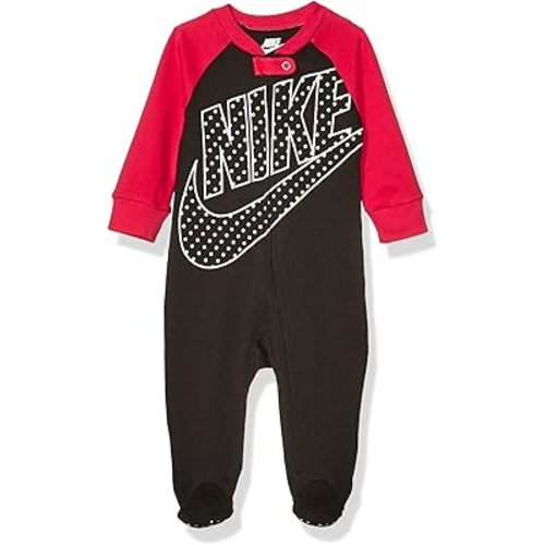 Nike baby-girls Sportswear Graphic Footed Coverall