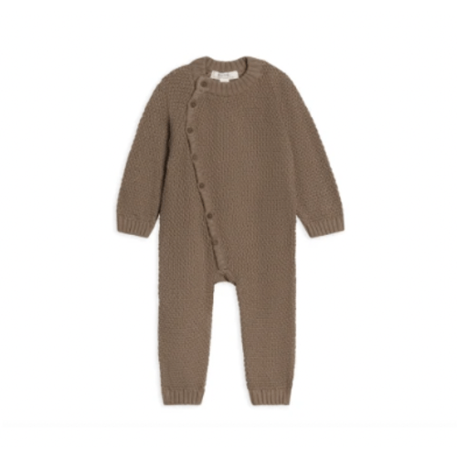 Casey Seed Stitch Sweater Knit Kimono Romper