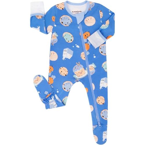 BubblePanda Rayon Made From Bamboo Baby Pajamas Long Sleeve Sleepers